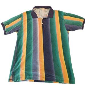 Vintage Players by Van Heusen Striped Polo Large
